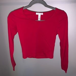 Long sleeve crop top, never worn, too small for me